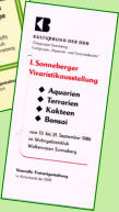 1. Sonneberger Vivaristik - Ausstellung