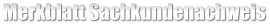 Merkblatt Sachkundenachweis