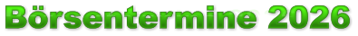 B�rsentermine 2026 B�rsentermine 2026 B�rsentermine 2026